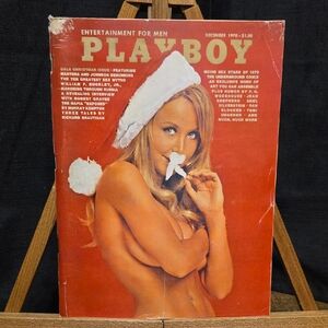 Vintage PLAYBOY DECEMBER 1970 with Red and White Cover